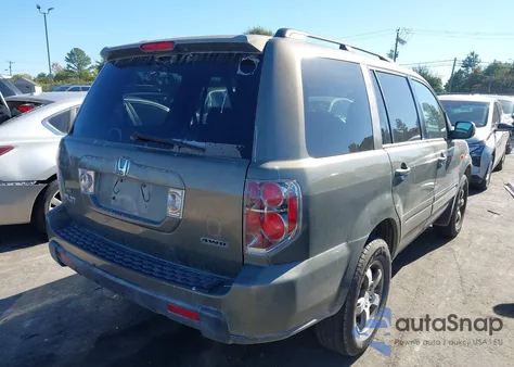 2007 Honda Pilot Ex-L из США, поврежденный, VIN 5FNYF18607B002987